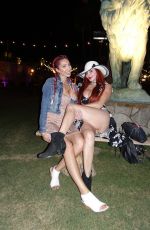 FARRAH ABRAHAM and PHOEBE PRICE at Coachella Valley Music and Arts Festival in Palm Springs 04/13/2018