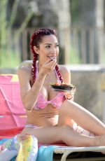 FARRAH ABRAHAM in Bikini at a Pool at Coachella Music Festival 04/14/2018