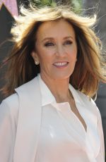 FELICITY HUFFMAN at Eva Longoria Hollywood Walk of Fame Ceremony in Los Angeles 04/16/2018