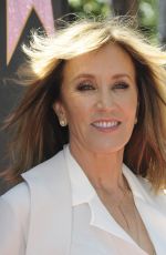 FELICITY HUFFMAN at Eva Longoria Hollywood Walk of Fame Ceremony in Los Angeles 04/16/2018