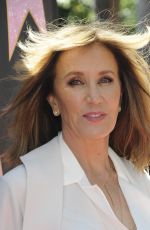 FELICITY HUFFMAN at Eva Longoria Hollywood Walk of Fame Ceremony in Los Angeles 04/16/2018