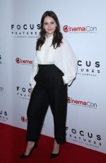 FELICITY JONES at Focus Features Presentation at Cinemacon in Las Vegas 04/25/2018