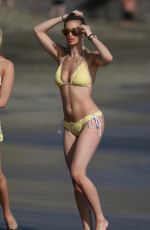 FERNE MCCANN and DANIELLE ARMSTRONG in Bikinis at a Beach in Spain 04/27/2018