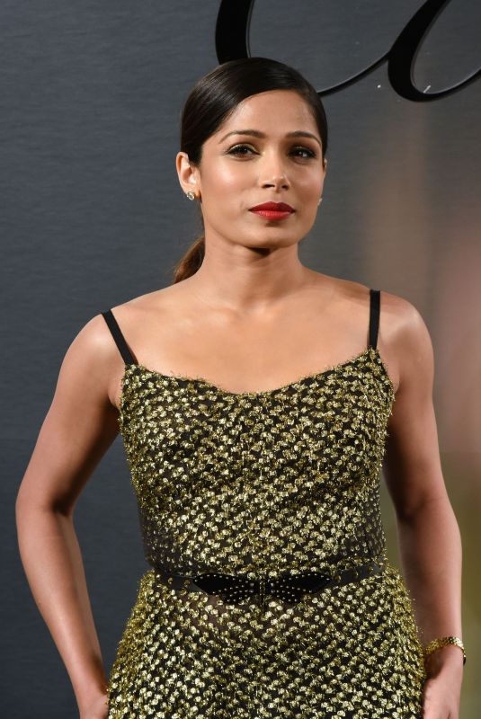 FREIDA PINTO at Cartier