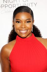 GABRIELLE UNION at Night of Opportunity Gala in New York 04/09/2018