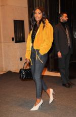 GABRIELLE UNION Leaves Her Hotel in New York 04/07/2018