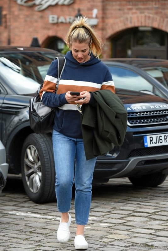 GEMMA ATINSON Leaves Key 103 Radio in Manchester 04/26/2018
