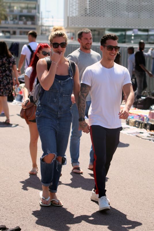 GEMMA ATKINSON and Gorka Marquez Out in Barcelona 04/18/2018