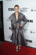 GENEVIEVE ANGELSON at Love, Gilda Premiere at Tribeca Film Festival in New York 04/18/2018