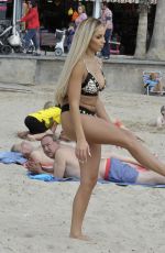 GEORGIA COLE in Bikini at a Beach in Spain 04/17/2018