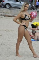 GEORGIA COLE in Bikini at a Beach in Spain 04/17/2018