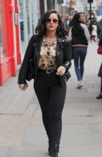 GEORGIA MAY FOOTE at a Hair Salon in London 04/13/2018