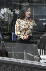 GEORGIA MAY FOOTE at a Hair Salon in London 04/13/2018