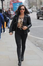 GEORGIA MAY FOOTE at a Hair Salon in London 04/13/2018