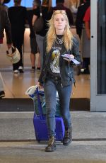GEORGIA MAY JAGGER at LAX Airport in Los Angeles 04/23/2018