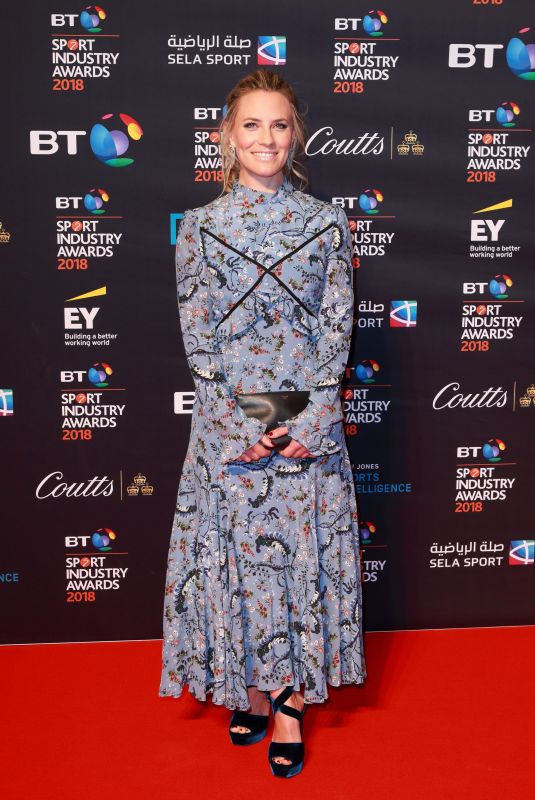 GEORGIE AINSLIE at BT Sport Industry Awards in London 04/26/2018