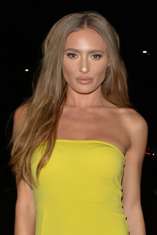 GEORGIE CLARKE Arrives at STK Restaurant in London 04/16/2018