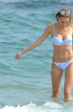 GEORGIE CLARKE in Bikini on the Beach in Marbella 04/05/2018