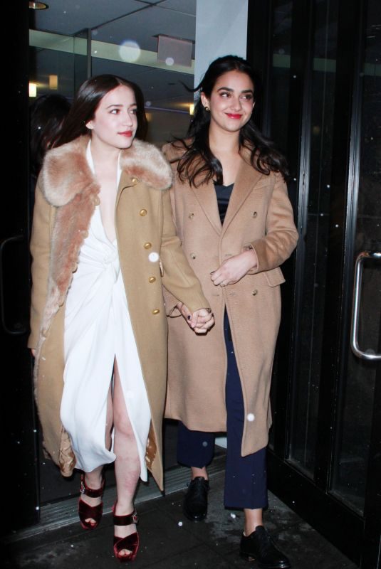 GIDEON ADLON and GERALDINE VISWANATHAN Leaves Good Day New York 04/02/2018