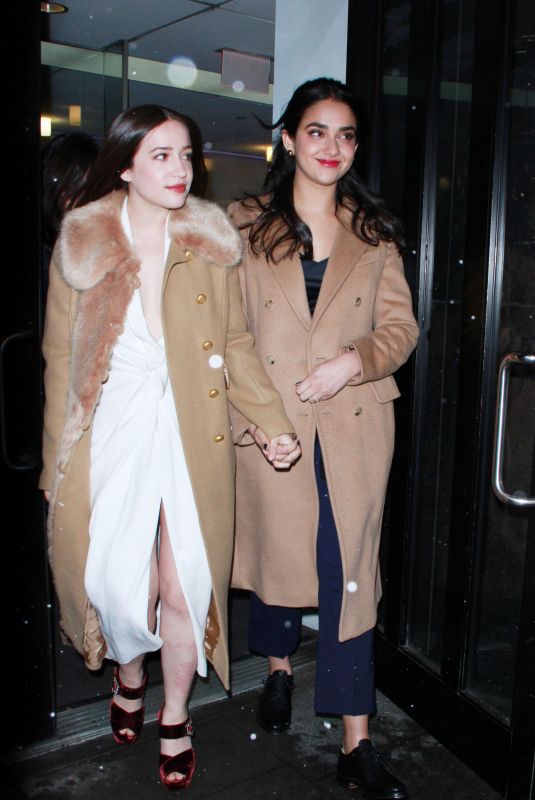 GIDEON ADLON and GERALDINE VISWANATHAN Leaves Good Day New York 04/02/2018
