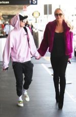 GIGI GORGEOUS at LAX Airport in Los Angeles 04/11/2018