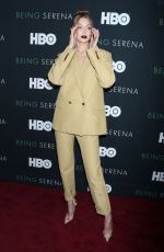GIGI HADID at Being Serena. Her Story. Her Words Premiere in New York 04/25/2018