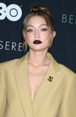 GIGI HADID at Being Serena. Her Story. Her Words Premiere in New York 04/25/2018