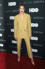 GIGI HADID at Being Serena. Her Story. Her Words Premiere in New York 04/25/2018