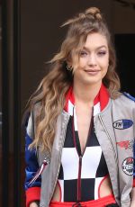 GIGI HADID Heading to a Macy