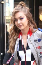 GIGI HADID Heading to a Macy