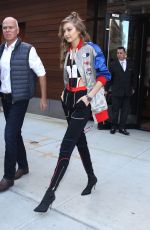 GIGI HADID Heading to a Macy