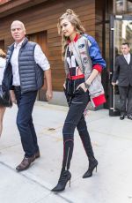 GIGI HADID Heading to a Macy