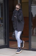 GIGI HADID Heading to a Photoshoot in New York 04/10/2018