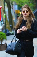 GIGI HADID Heading to a Salon in New York 04/27/2018