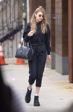 GIGI HADID Heading to a Salon in New York 04/27/2018