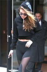 GIGI HADID Leaves Her Apartment in New York 03/04/2018