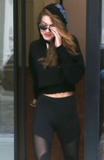 GIGI HADID Leaves Her Apartment in New York 03/04/2018