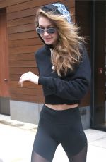 GIGI HADID Leaves Her Apartment in New York 03/04/2018