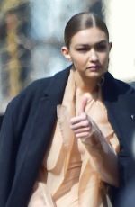 GIGI HADID on the Set of a Photoshoot in New York 04/05/2018