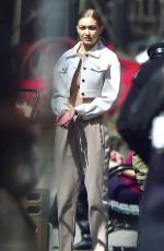 GIGI HADID on the Set of a Photoshoot in New York 04/05/2018