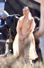 GIGI HADID on the Set of a Photoshoot in New York 04/05/2018