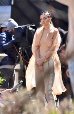 GIGI HADID on the Set of a Photoshoot in New York 04/05/2018