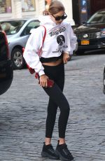 GIGI HADID Out and About in New York 04/05/2018