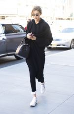 GIGI HADID Out and About in New York 04/22/2018