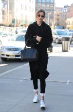 GIGI HADID Out and About in New York 04/22/2018
