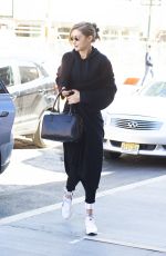 GIGI HADID Out and About in New York 04/22/2018