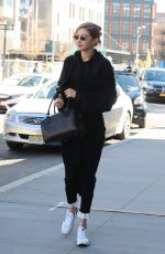 GIGI HADID Out and About in New York 04/22/2018