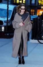 GIGI HADID Out in New York 04/17/2018