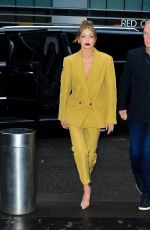 GIGI HADID Out in New York 04/25/2018