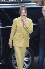 GIGI HADID Out in New York 04/25/2018